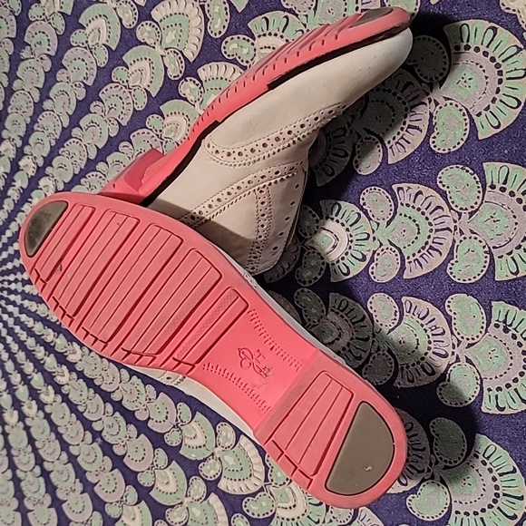Cole Haan laceless Oxfords with a Pop of Color - Picture 8 of 9